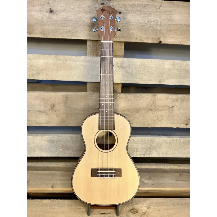 Green Concert Ukulele Spruce