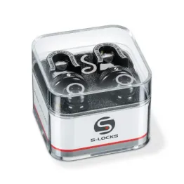 Schaller S-Locks Black Chrome Straplocks